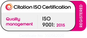 VizFX - ISO 9001: 2015 badge